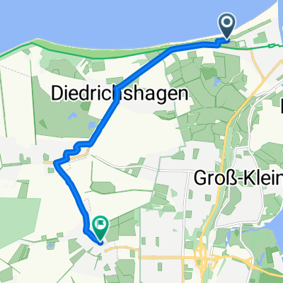 Strandweg, Rostock nach Teichweg, Elmenhorst/Lichtenhagen