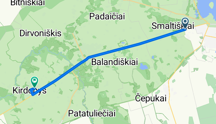 Pasvalio g., Biržai to Žalgirio g., Kirdonys