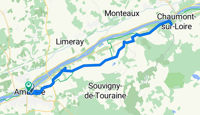 Route to Domaine de Chaumont-sur-Loire and PLOU & FILS Winery