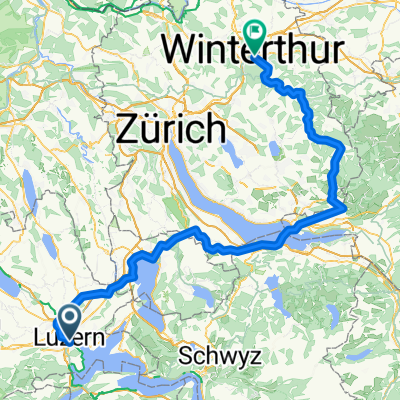 Von Luzern bis Winterthur