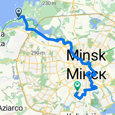 Ждановичский до улица Николы Теслы, Минск