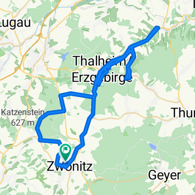 Radtour Erzgebirge