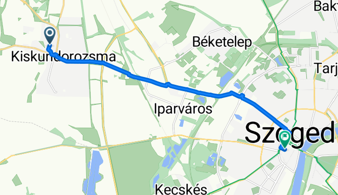 Petneházy utca, Szeged - Kárász utca, Szeged