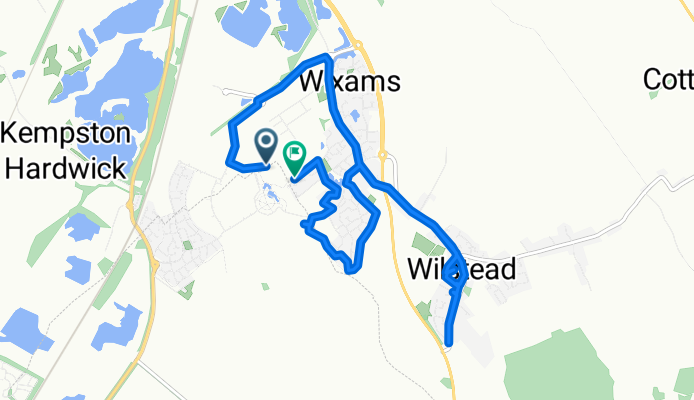 Primrose Drive, Bedford to Primrose Drive, Bedford