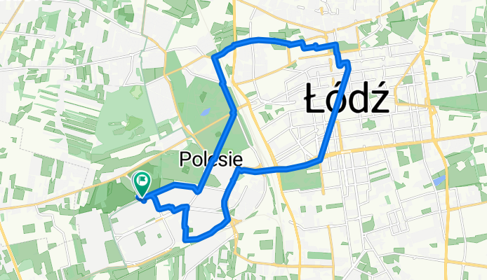 J Kusocińskiego, Лодзь до J Kusocińskiego, Лодзь