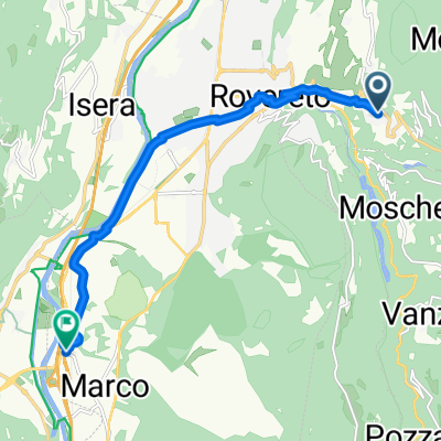 Via Chiesa San Martino nach Via Per Marco