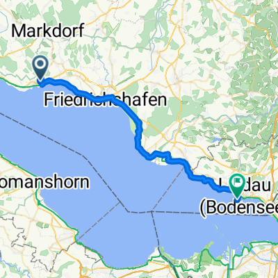 Route nach Lindau (Bodensee)