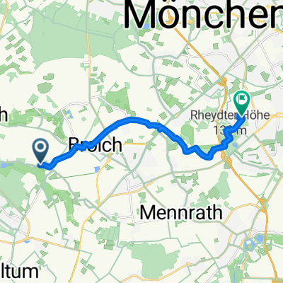 Gatzweiler 5A nach Pongser Straße 227A