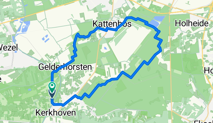 MTB route 22km (lommel)