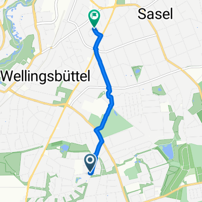 Zwergbirkenweg 16E nach Lüttmelland 29A