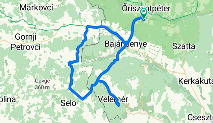 Őriszentpéter➡️Hodos➡️ Pártosfalva➡️Magyarszombatfa➡️Velem➡️Őriszentpéter🚴‍♀️