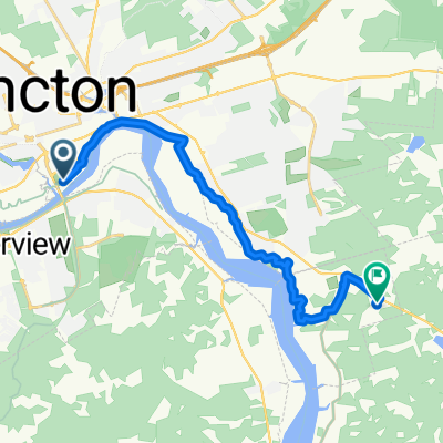 Gunningsville Bridge, Moncton to Raphael St, Dieppe