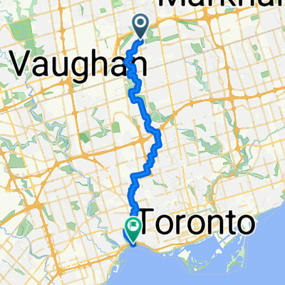 Route to Sunnyside Beach