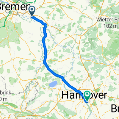 Mackensenweg nach Hildesheimer Straße