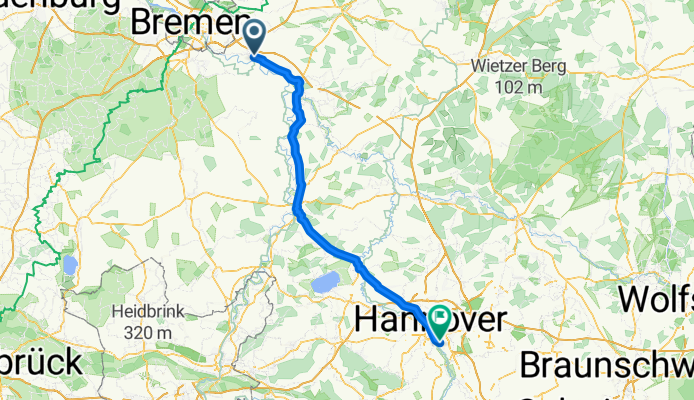 Mackensenweg nach Hildesheimer Straße