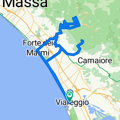 Via Sant'Andrea, Viareggio a Via Giuseppe Zanardelli, Viareggio