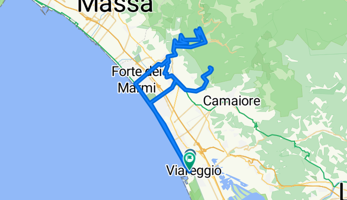 Via Sant'Andrea, Viareggio a Via Giuseppe Zanardelli, Viareggio