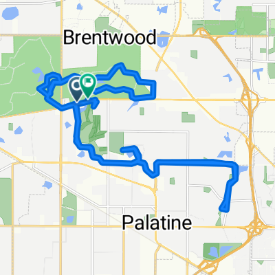 Pendelton Ct, Palatine to Pendelton Ct, Palatine