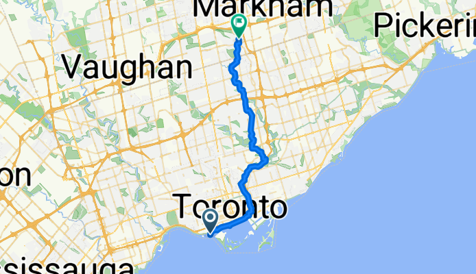 Niagara, Toronto to Lyndhurst Dr, Markham