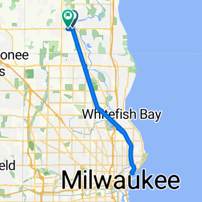 Mequon HQ to Veterans Park to Mequon HQ