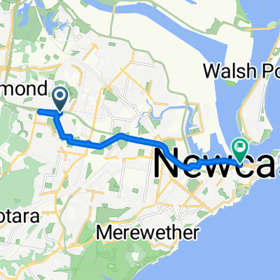 Lambton to ferry Wharf