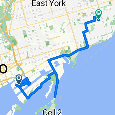 Cherry St, Toronto to Kingston Rd, Toronto