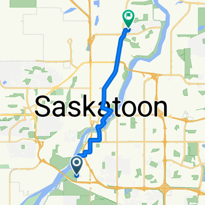 Diefenbaker Park Rd, Saskatoon to Thain Cres, Saskatoon