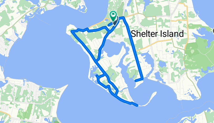 W Neck Rd, Shelter Island Heights to Stearns Point Rd, Shelter Island Heights