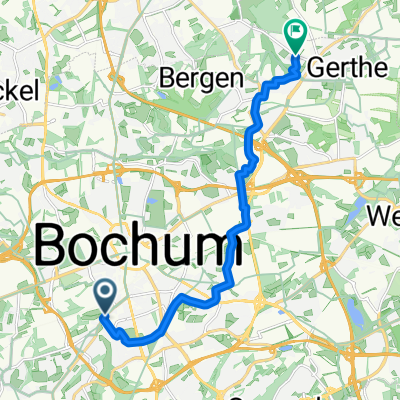 Hattinger Straße, Bochum to Hiltroper Landwehr, Bochum