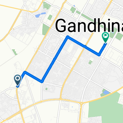 Sargasan, Gandhinagar to Akhbar Bhavan Road, Gandhinagar