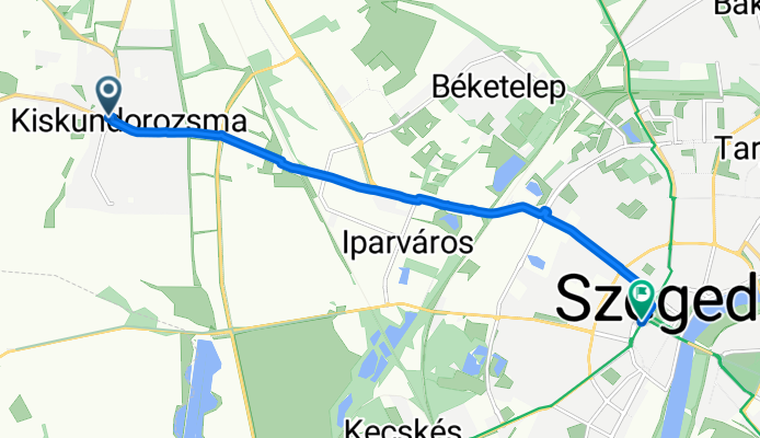 Wagner Viktória utca, Szeged - Kölcsey utca, Szeged