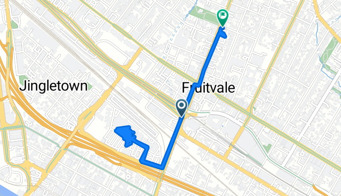 Fruitvale Ave, Oakland to 33rd Ave, Oakland