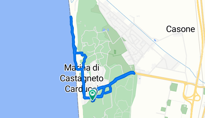 Via del Forte, Castagneto Carducci nach Castagneto Carducci