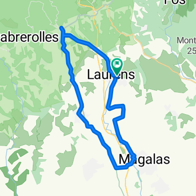 Lotissement la Soleiade, Laurens , vélo route autignac