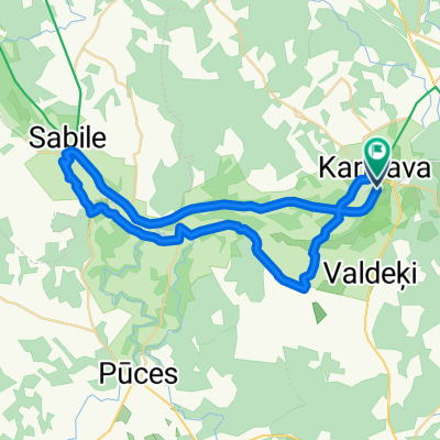 От Kandava до Kūrorta iela 2A