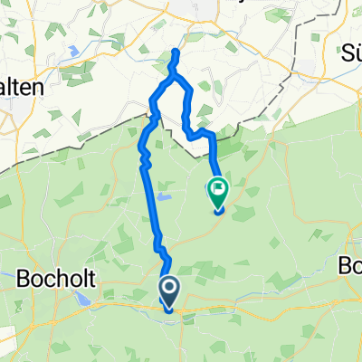 Pater-Lacks-Weg, Rhede nach Im Kappenhagen, Rhede