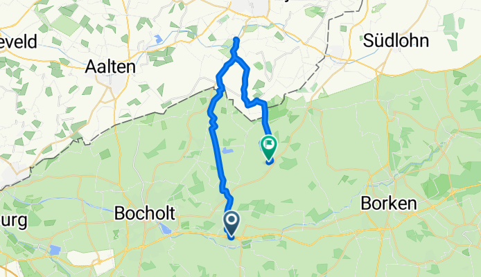 Pater-Lacks-Weg, Rhede nach Im Kappenhagen, Rhede