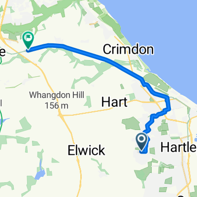 Route to Castle Eden Inn
