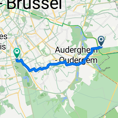 Avenue de la Faisanderie, Woluwe-Saint-Pierre à Avenue Louise, Bruxelles