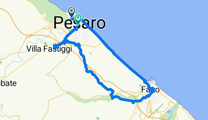 Via Giovanni Ondedei, Pesaro nach Pesaro