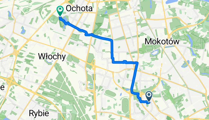 Zamiany, Warszawa do Kukiełki, Warszawa