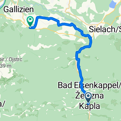 Vellach nach Wildensteiner Wasserfall