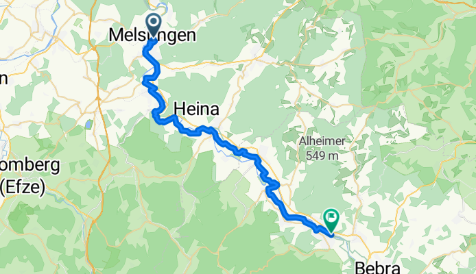 Melsungen - Rotenburg an der Fulda