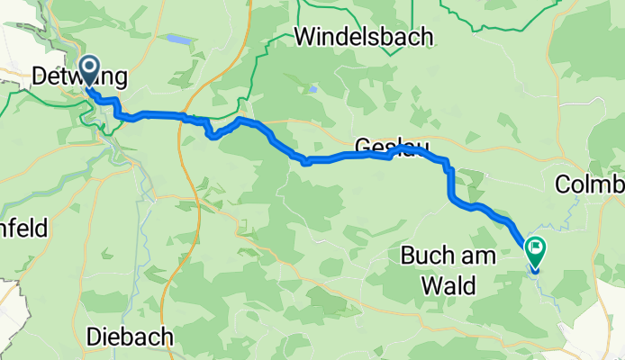 Rothenburg ob der Tauber - Colmberg