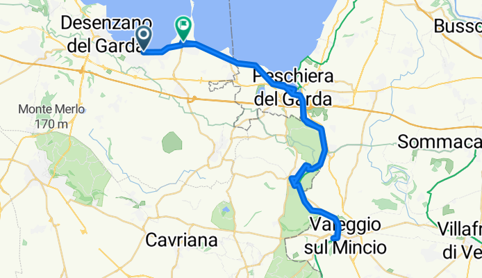 Via Parrocchiale naar Via Gaetano Salvemini