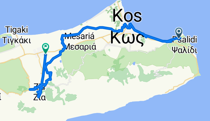 Route from Odos Hvris Onomasia