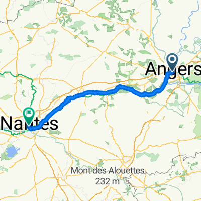 Von Angers bis Nantes
