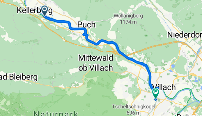 Da Scheibenbichlweg a Italiener Straße