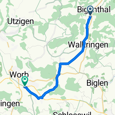 Katzbachweg, Bigenthal nach Richigenstrasse, Worb