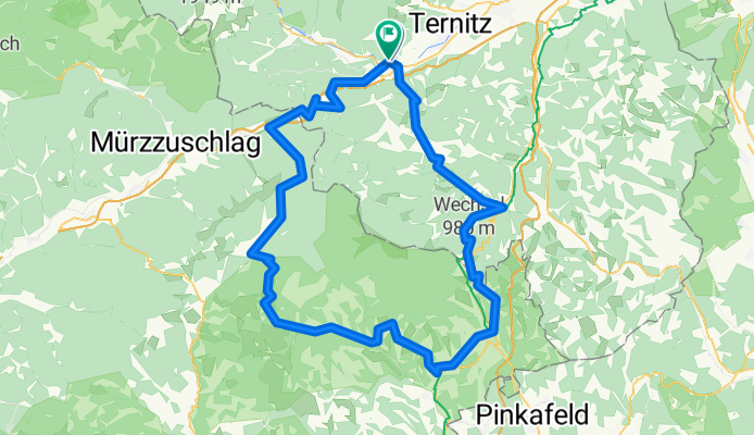 Gloggnitz okolo Wechsel a popod Stuhleck  späť